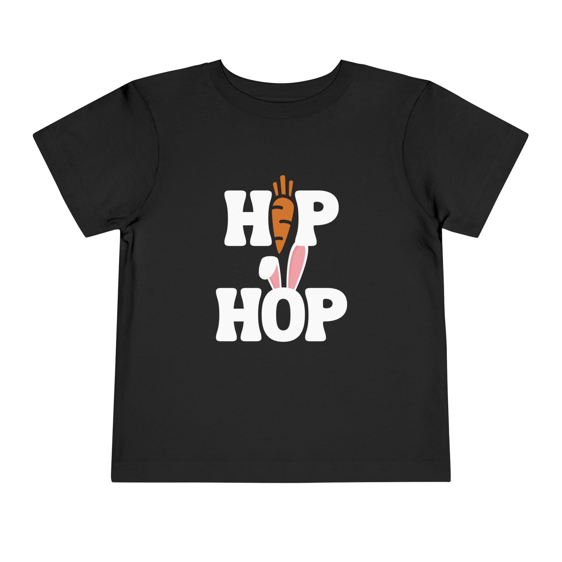 Hip Hop Easter Bunny Toddler Shirt black