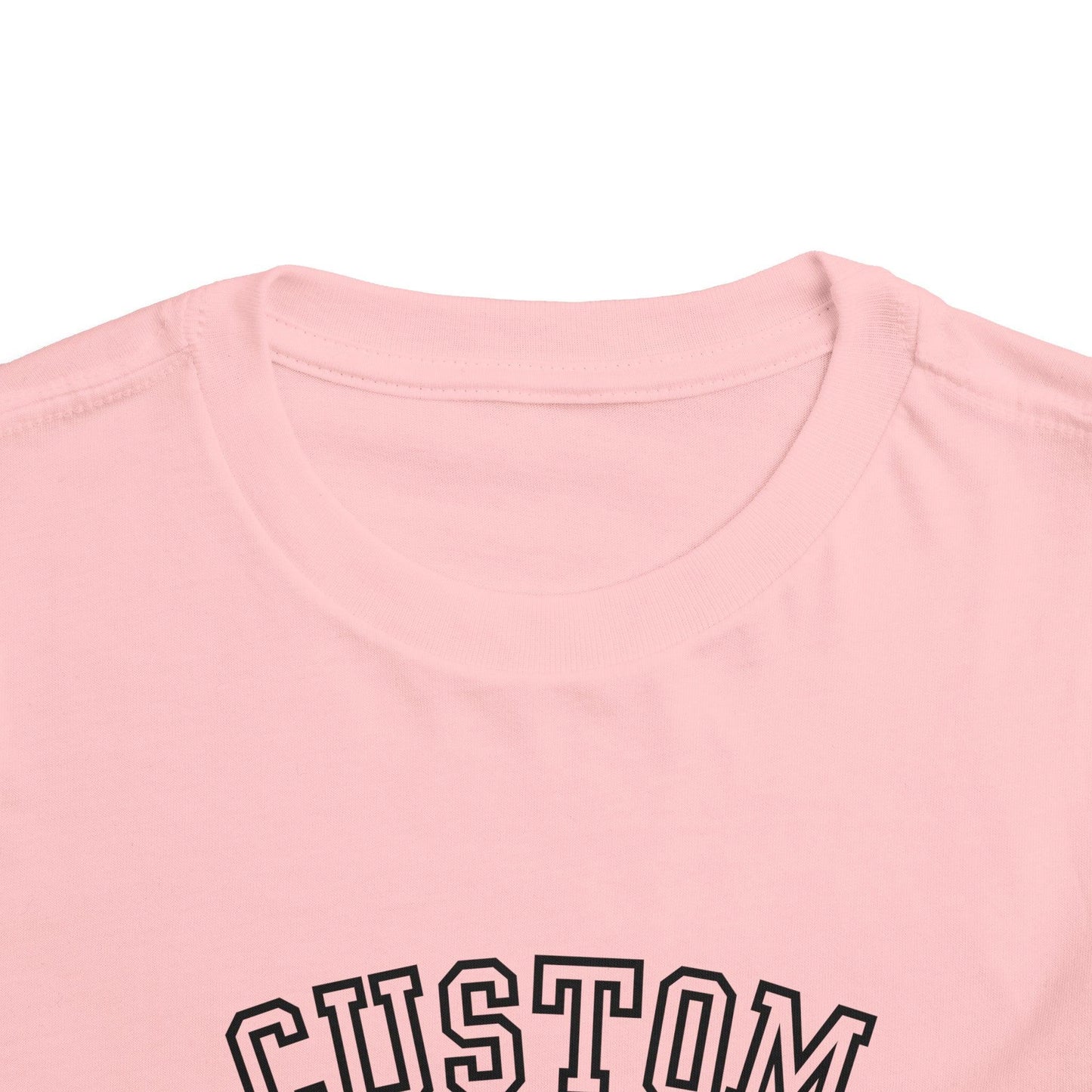 custom college Toddler Short Sleeve Tee