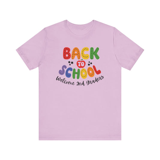 Welcome 2nd Graders Teacher T Shirt, Back To School Shirt, First Day of School Tee, Appreciation Teacher Gift, Teacher Assistant