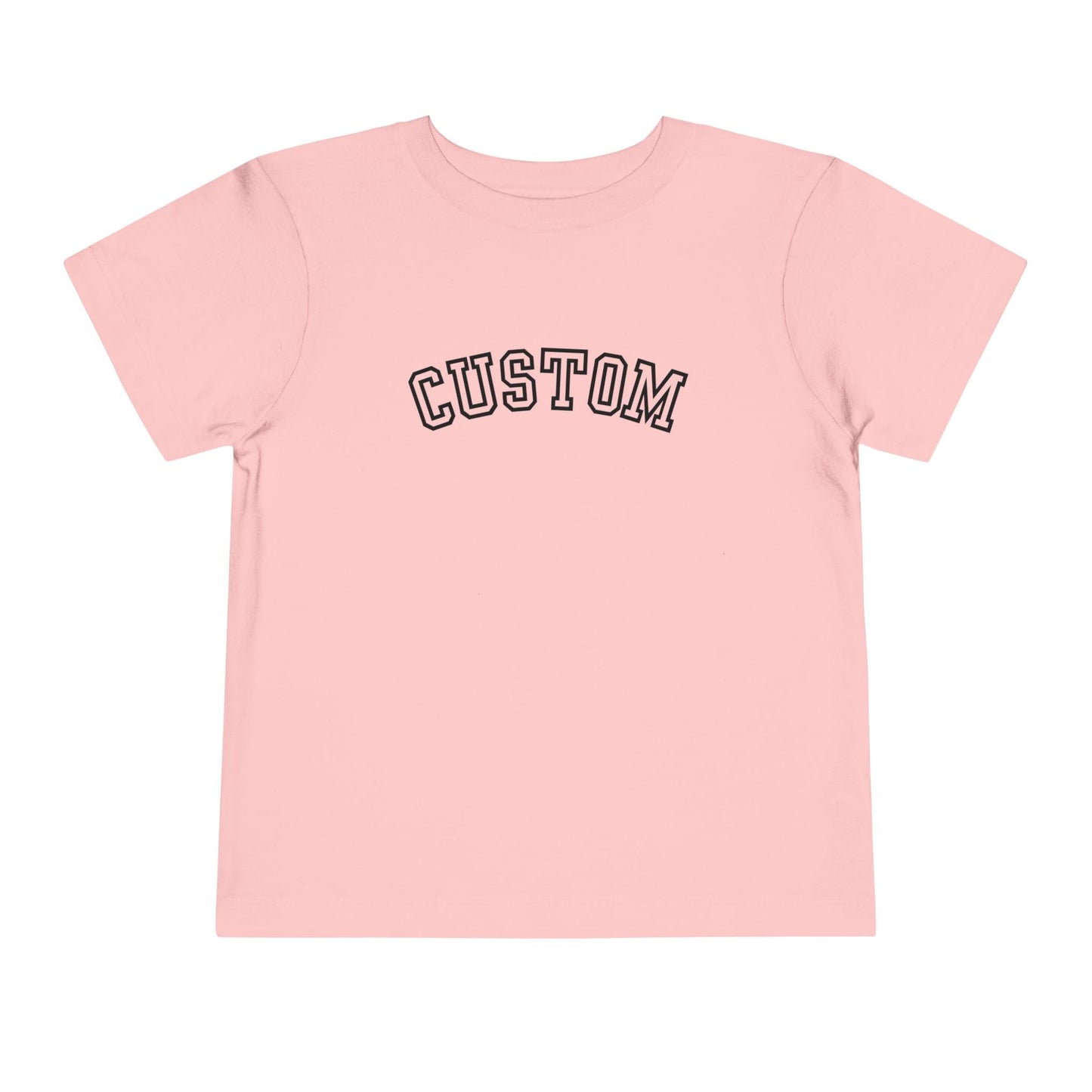 pink custom toddler t shirt