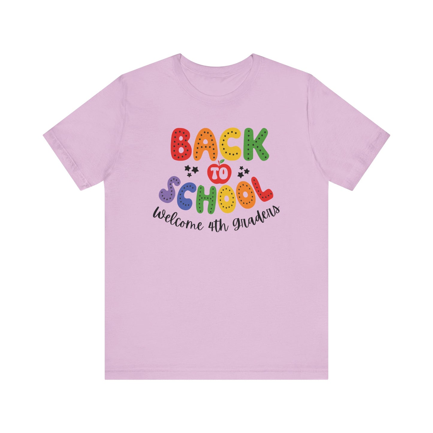 Welcome 4th Graders Teacher T Shirt, Back To School Shirt, First Day of School Tee, Appreciation Teacher Gift, Teacher Assistant