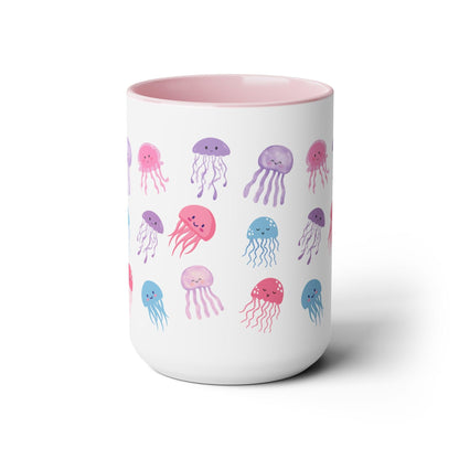 Cute Jellyfish Coffee Mug, Funny Jelly Coffee Mug