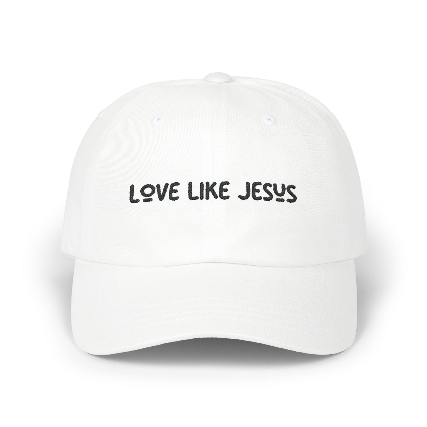 Love Like Jesus Christian Embroidered Baseball Cap