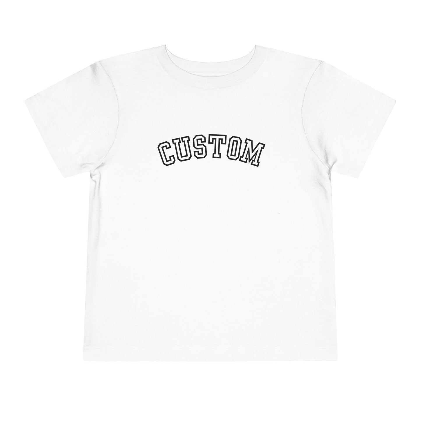 custom college Toddler Short Sleeve Tee