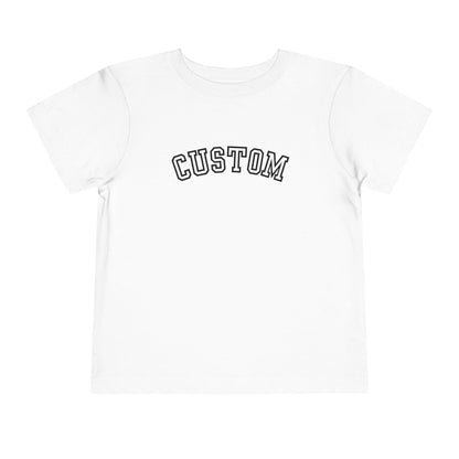 custom college Toddler Short Sleeve Tee