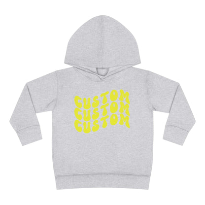 athletic gray personalized toddler hoodie front side print