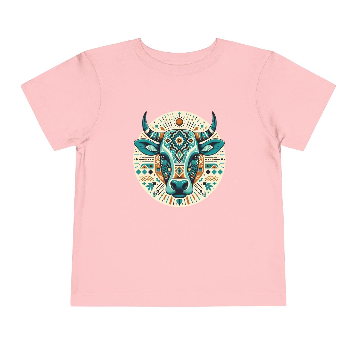 pink western cow toddler t shirt