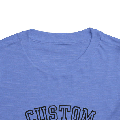 custom college Toddler Short Sleeve Tee