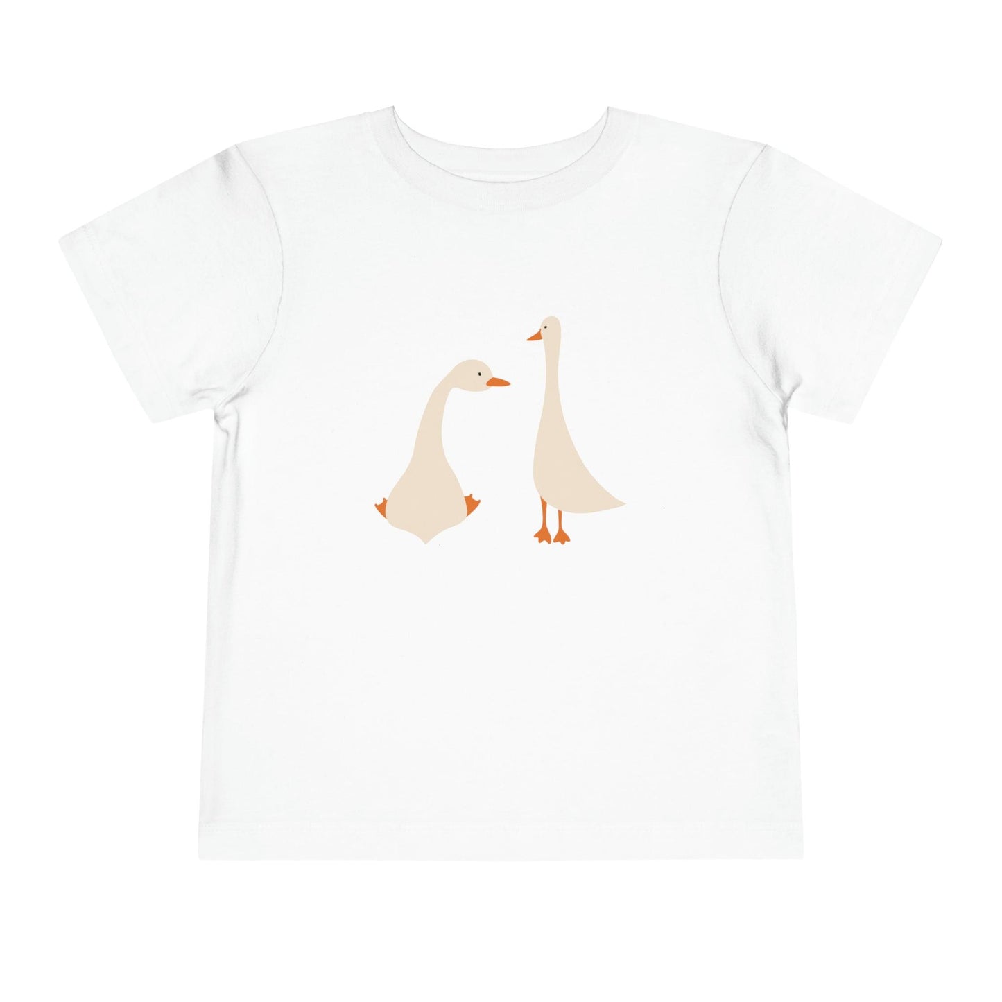 white toddler duck t shirt