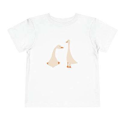 white toddler duck t shirt