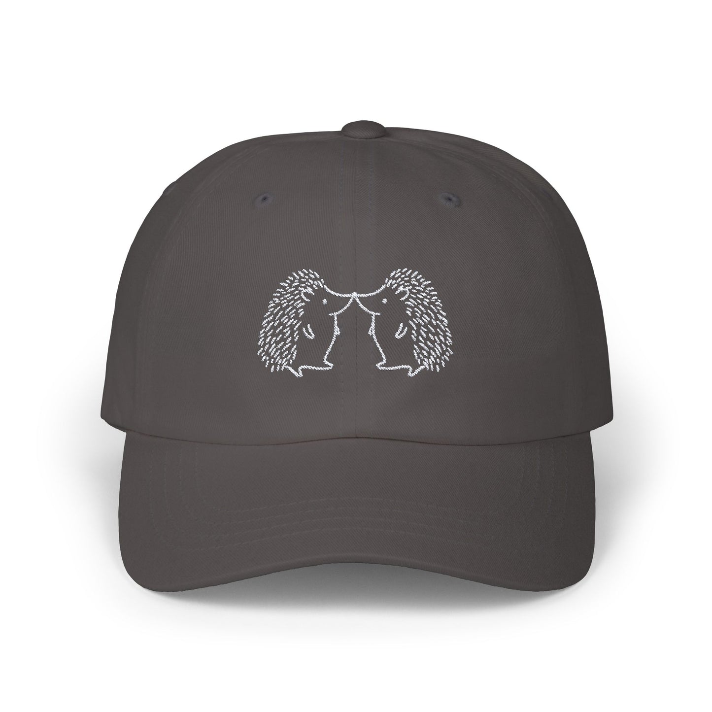 Hedgehogs Embroidered Nose Kissing Hat