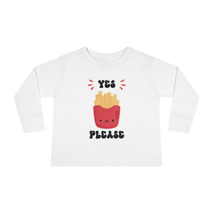 white French fry toddler shirt