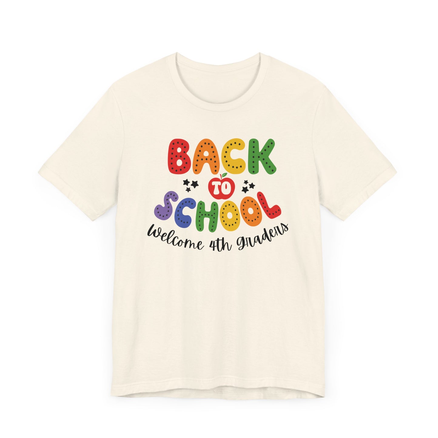 Welcome 4th Graders Teacher T Shirt, Back To School Shirt, First Day of School Tee, Appreciation Teacher Gift, Teacher Assistant