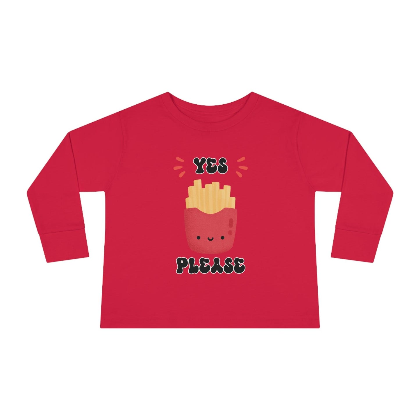 red French fry toddler shirt