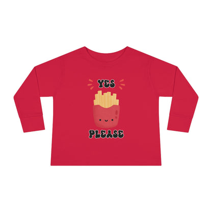 red French fry toddler shirt