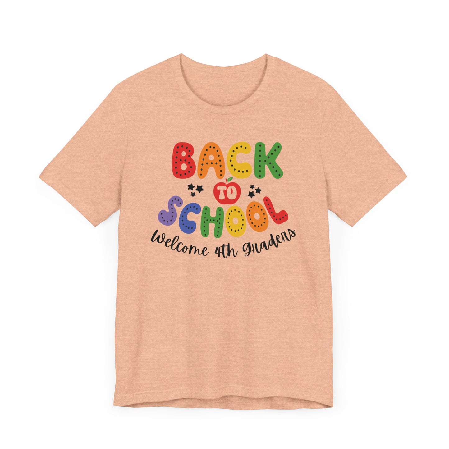 Welcome 4th Graders Teacher T Shirt, Back To School Shirt, First Day of School Tee, Appreciation Teacher Gift, Teacher Assistant