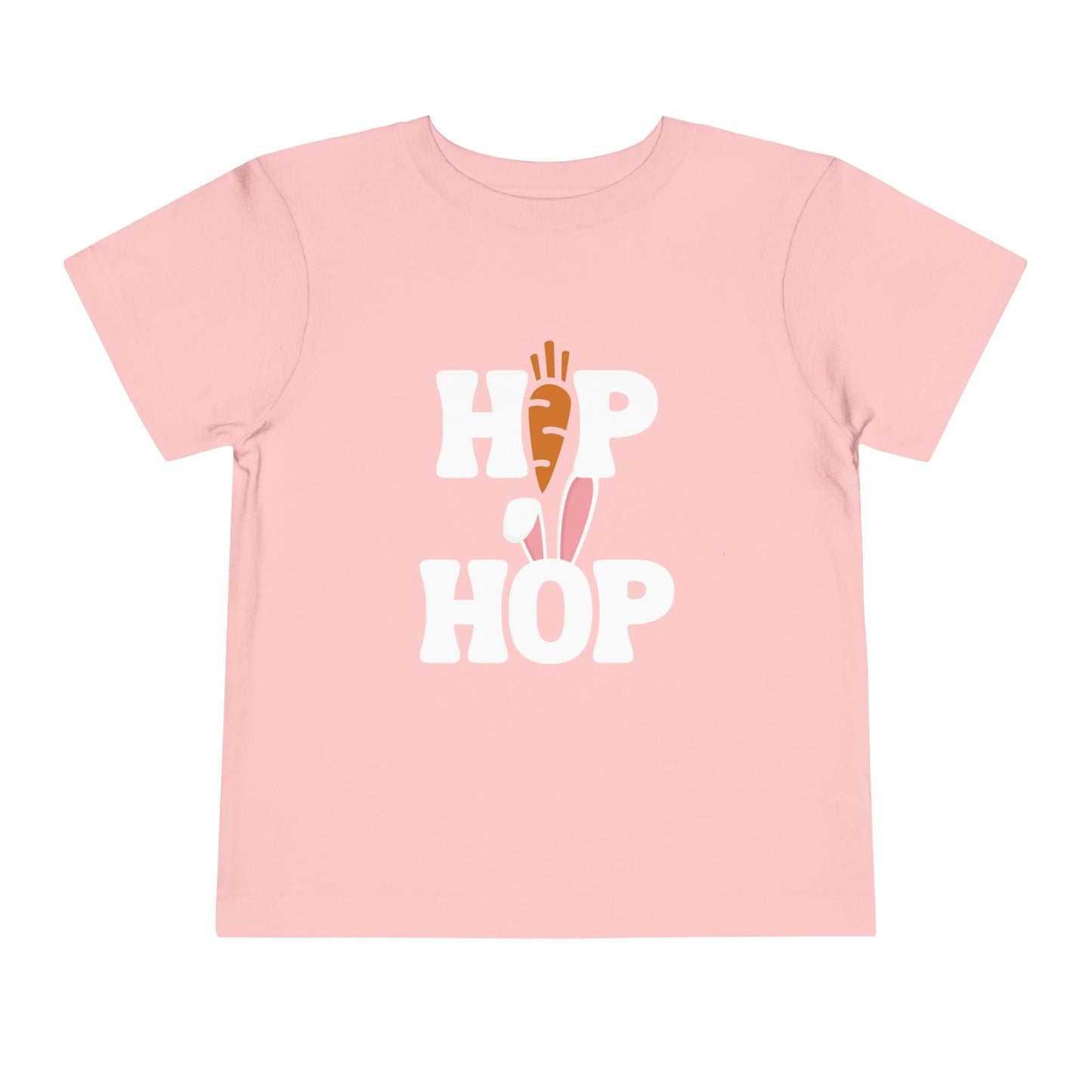 Hip Hop Easter Bunny Toddler Shirt pink