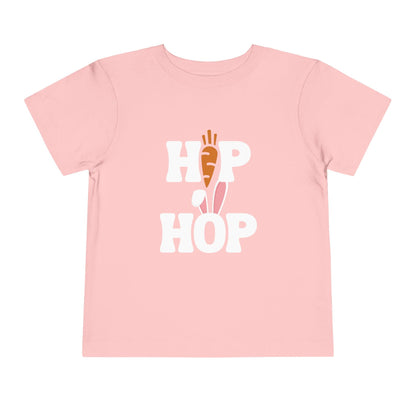 Hip Hop Easter Bunny Toddler Shirt pink