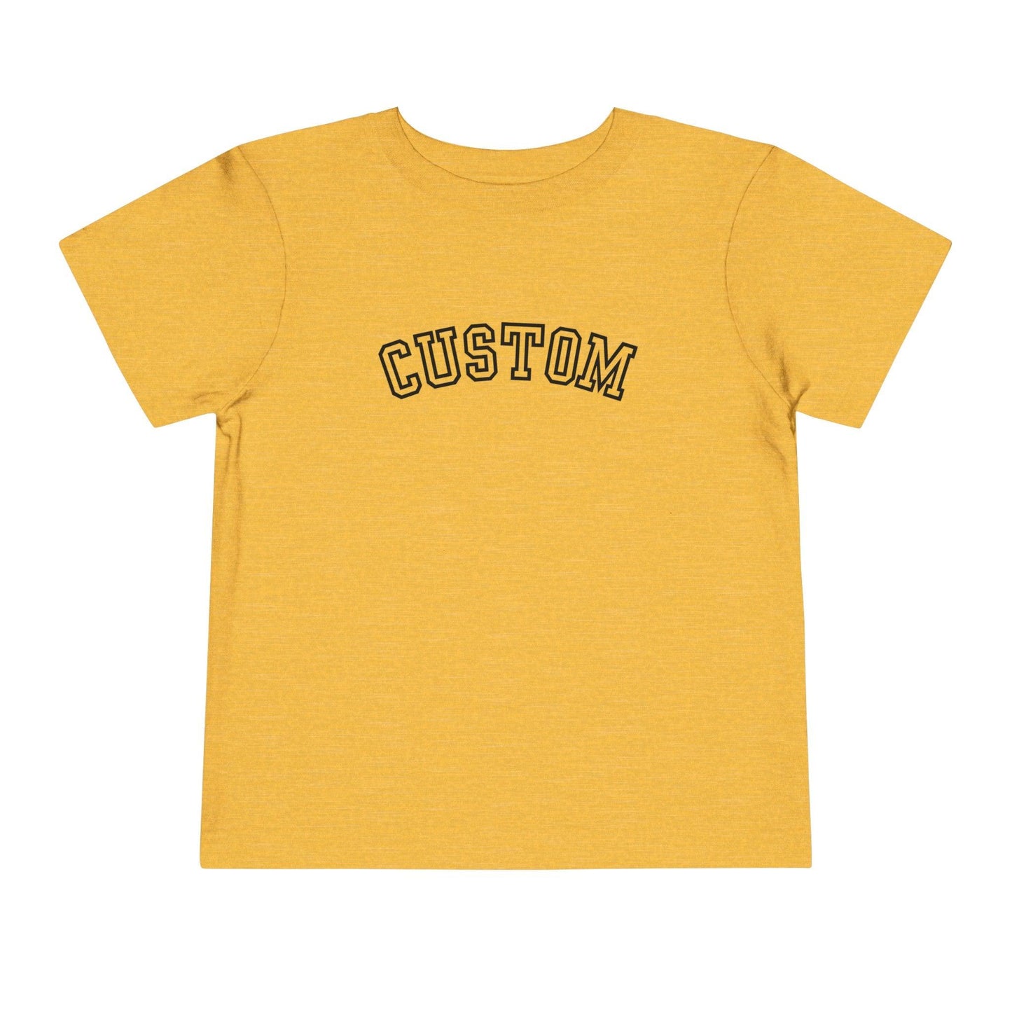 custom college Toddler Short Sleeve Tee