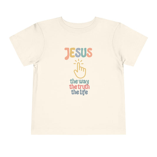 natural Jesus the the truth the life toddler t shirt