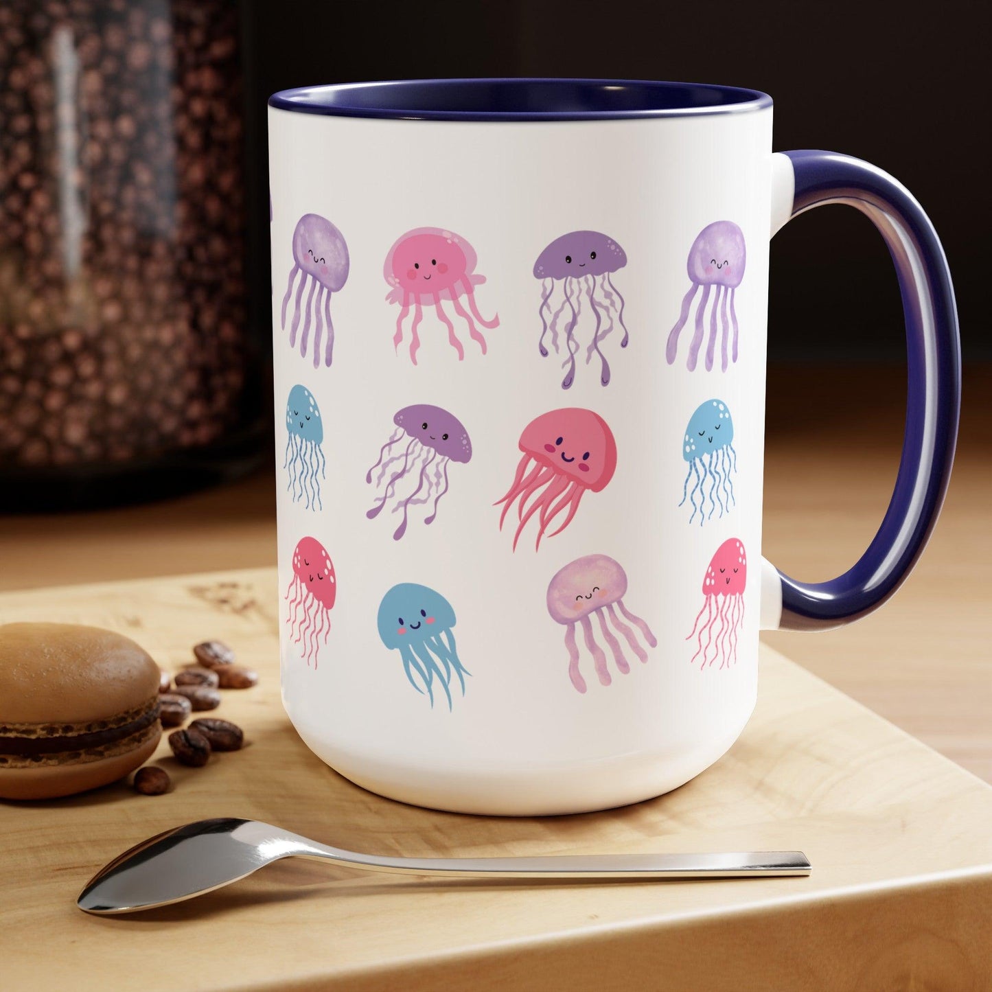 Cute Jellyfish Coffee Mug, Funny Jelly Coffee Mug