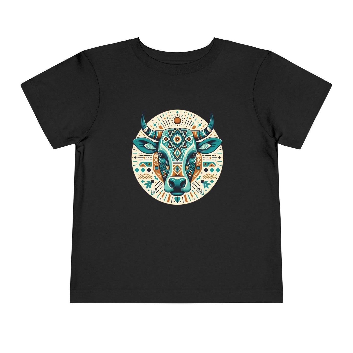 black western cow toddler t shirt