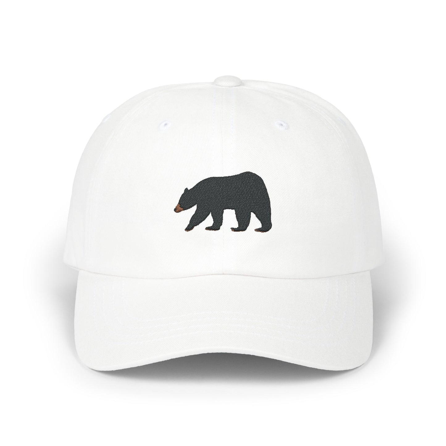 Black Bear Embroidered Hat, Embroidered Men and Women Wildlife Baseball Cap, Bear Lover Hat