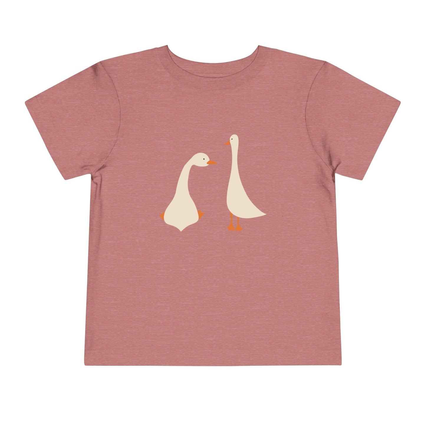 heather mauve toddler duck t shirt