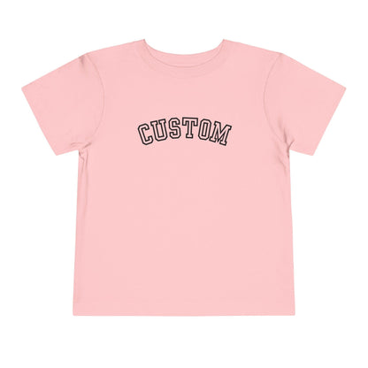 custom college Toddler Short Sleeve Tee