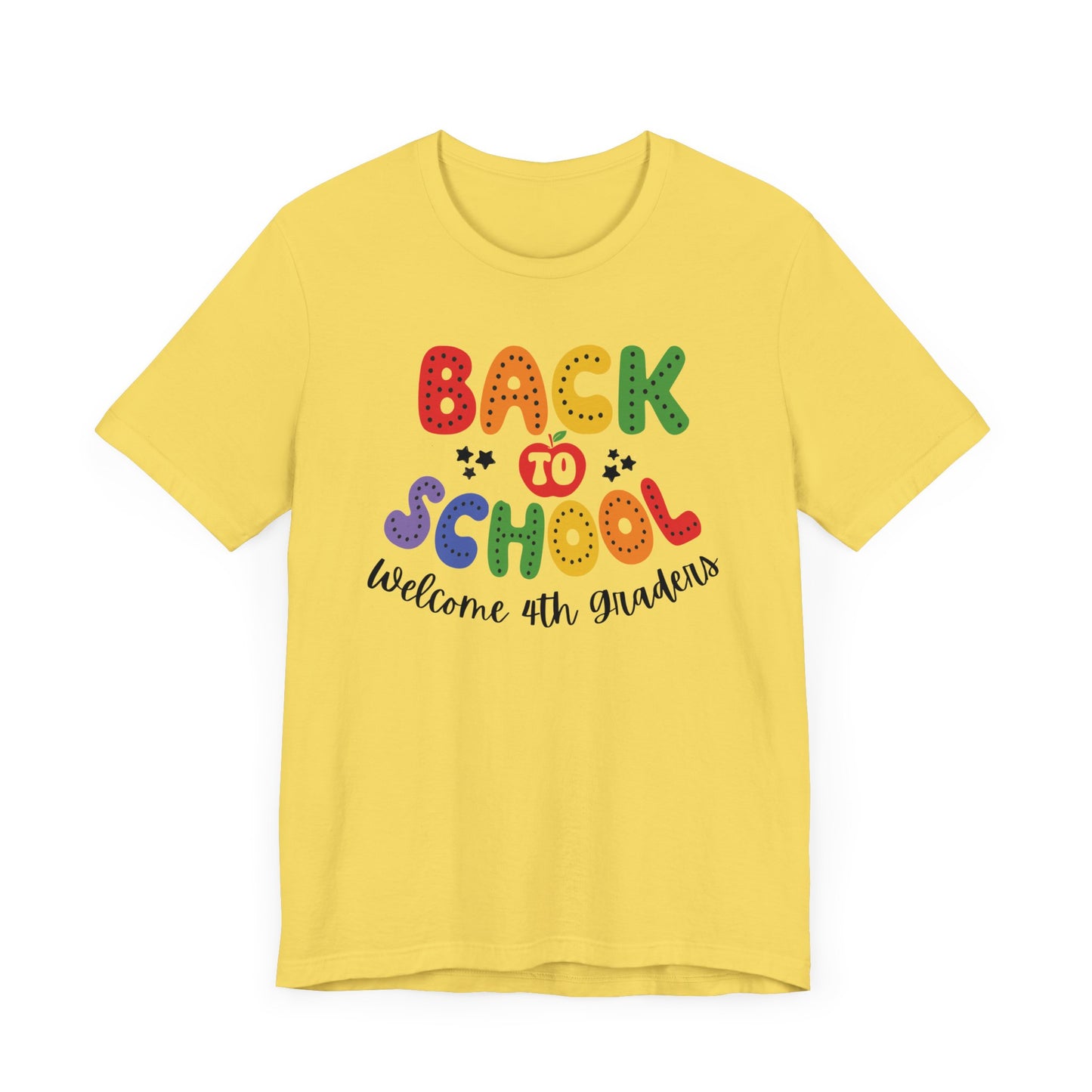 Welcome 4th Graders Teacher T Shirt, Back To School Shirt, First Day of School Tee, Appreciation Teacher Gift, Teacher Assistant