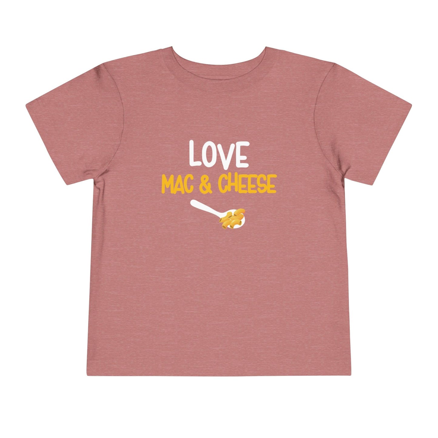 Mac & Cheese Toddler T Shirt heather mauve