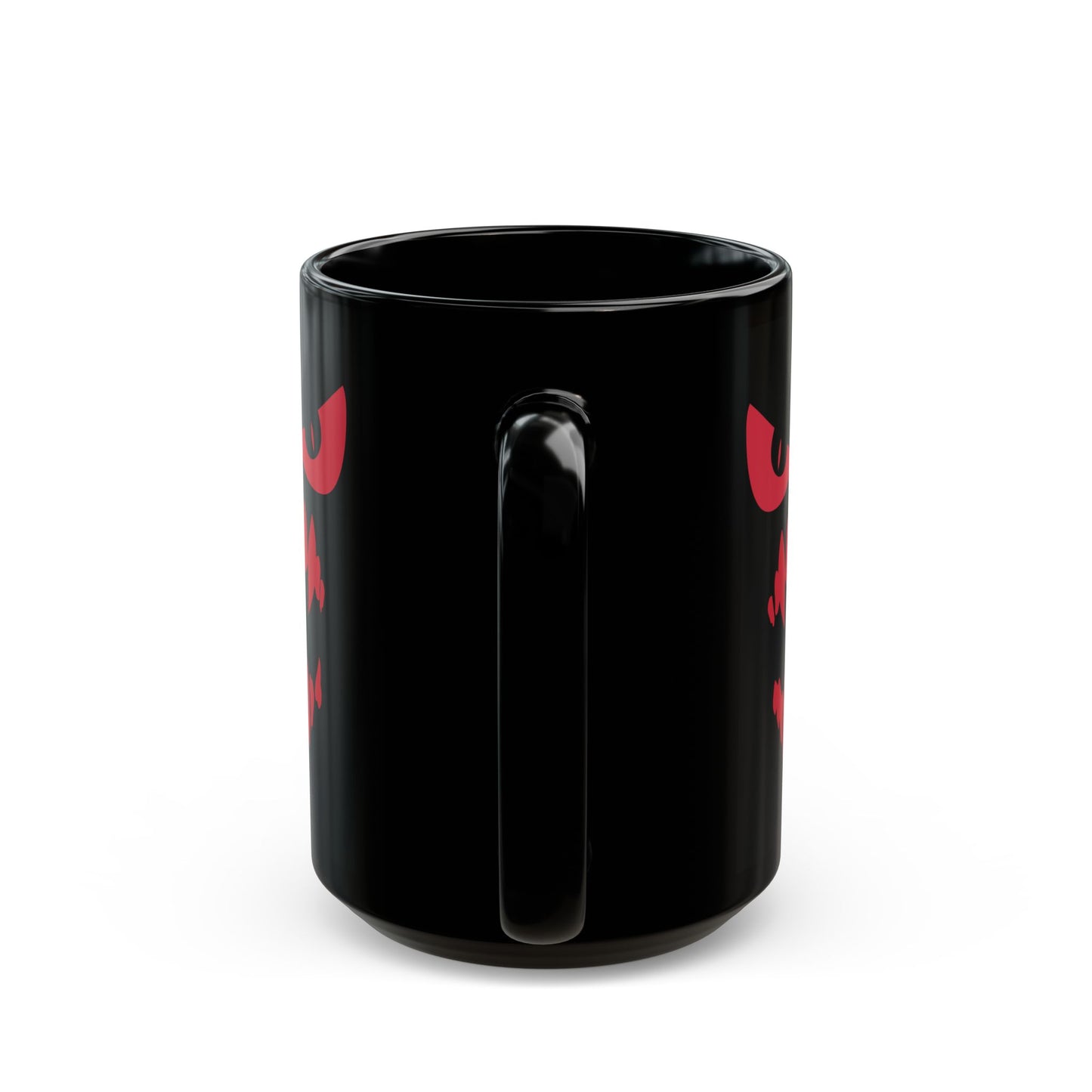 Scary Face Halloween Coffee Mug, Dracula Face Halloween Black Mug (11oz, 15oz)