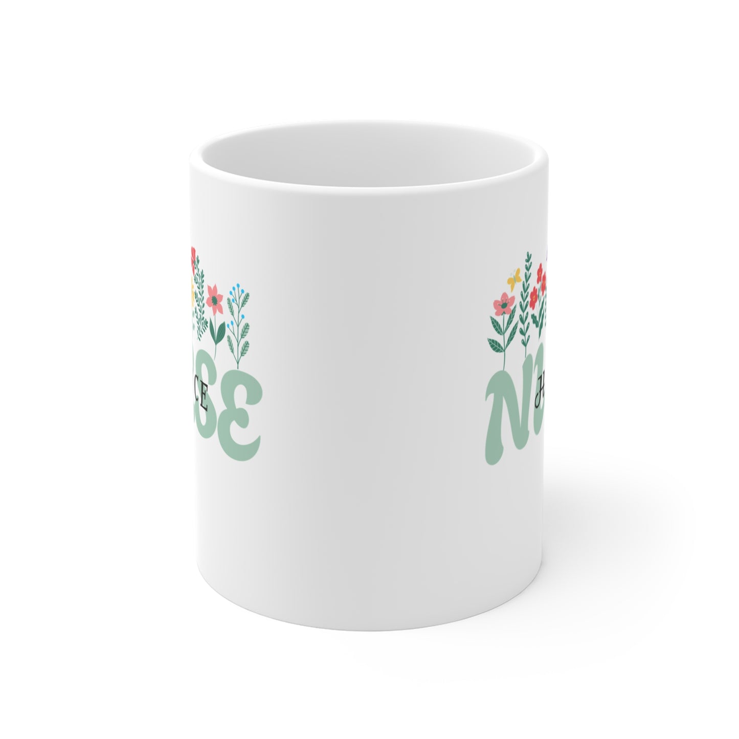 Hospice Nurse, Wildflowers Hospice Nurse Coffee Mug, Gift for Hospice Nurse, Palliative Care Mug