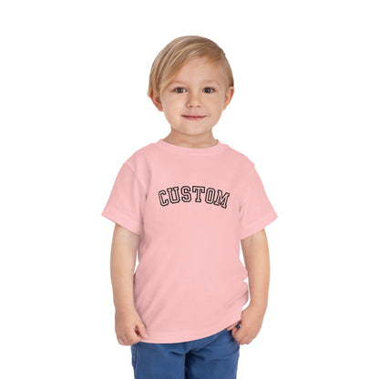 custom college Toddler Short Sleeve Tee