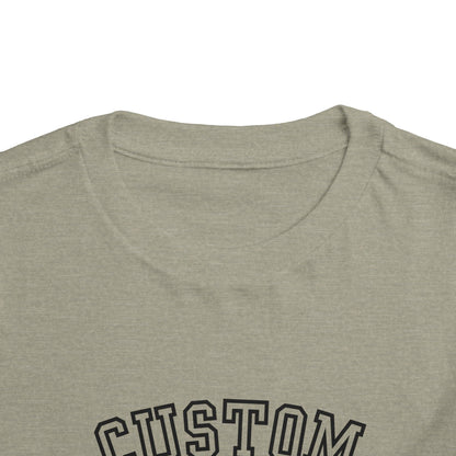 custom college Toddler Short Sleeve Tee