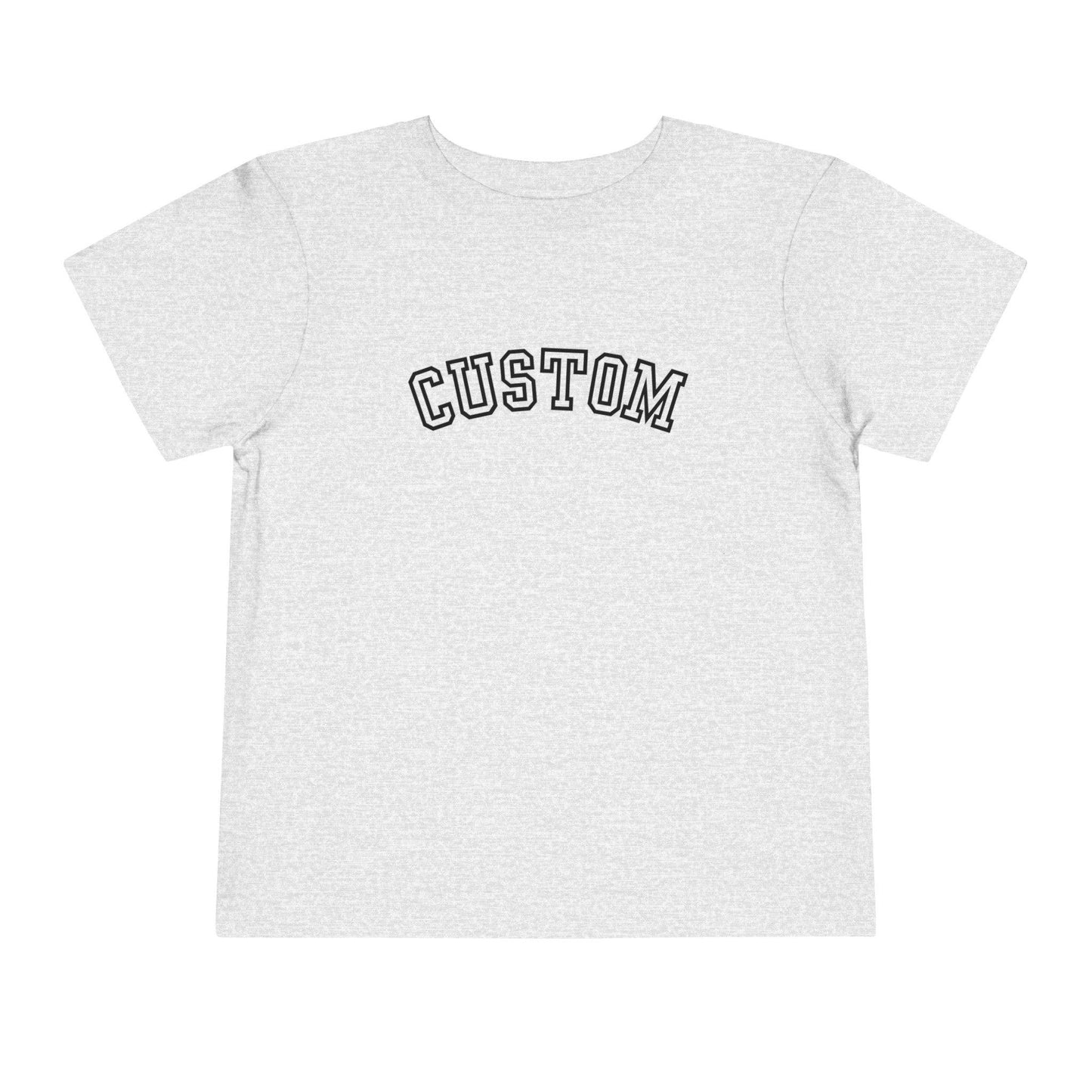 custom college Toddler Short Sleeve Tee