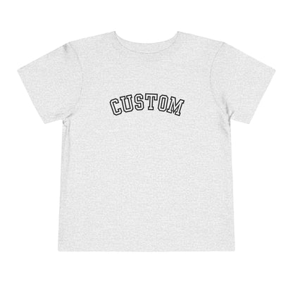 custom college Toddler Short Sleeve Tee