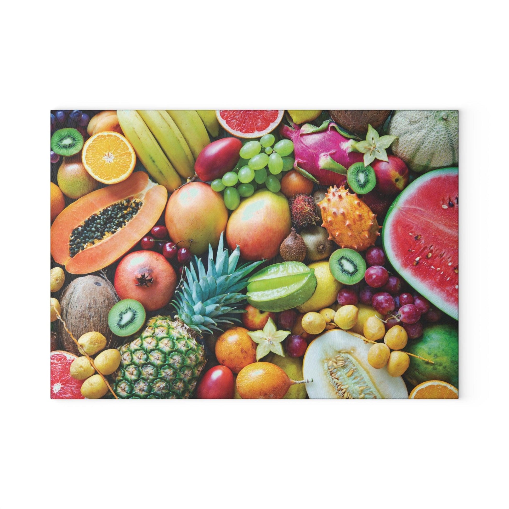 Fruits Glass Cutting Board small