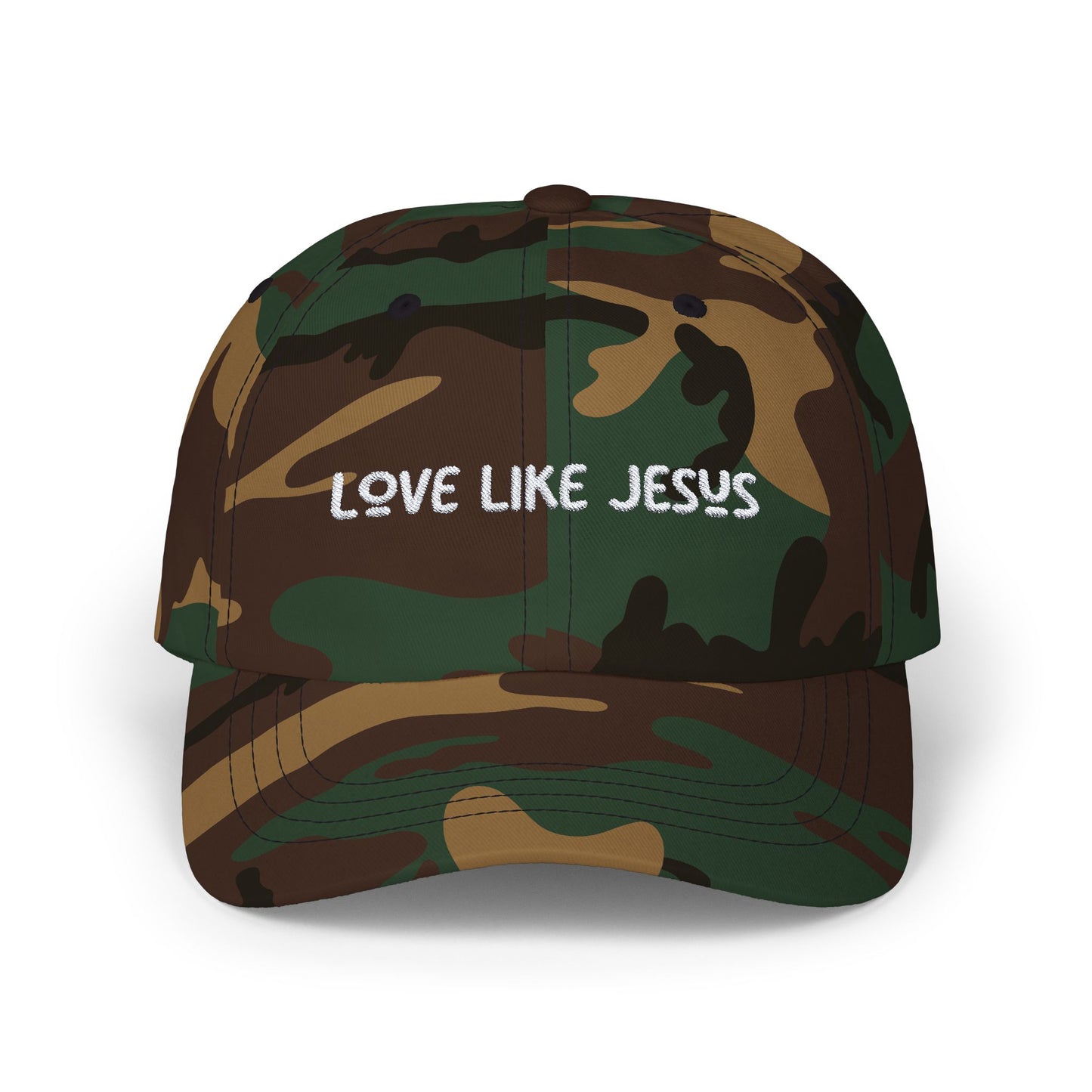 Love Like Jesus Christian Embroidered Baseball Cap