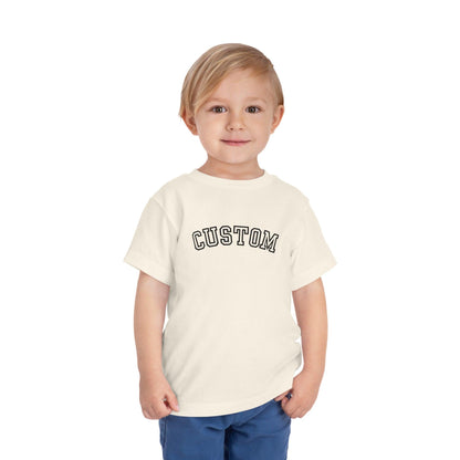 custom college Toddler Short Sleeve Tee