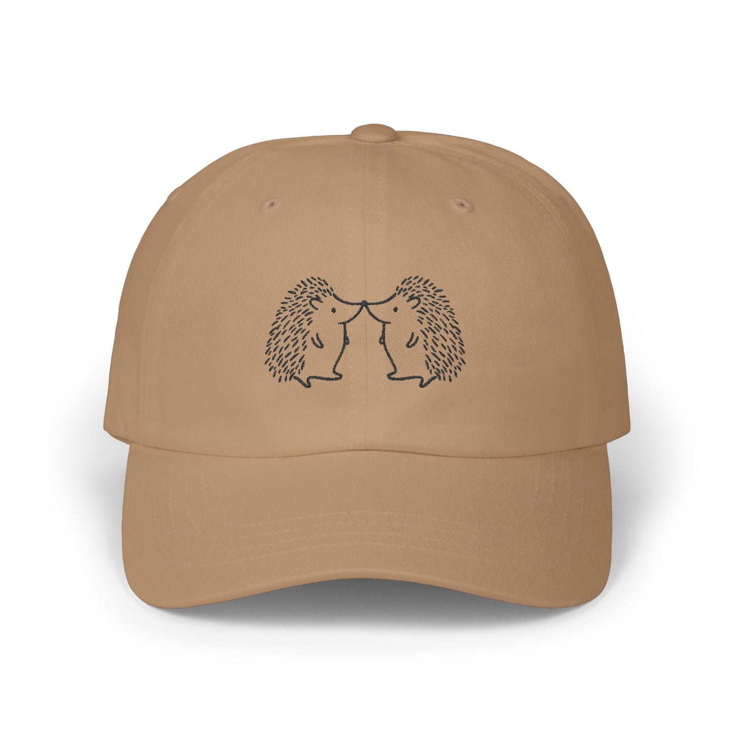 Hedgehogs Embroidered Nose Kissing Hat