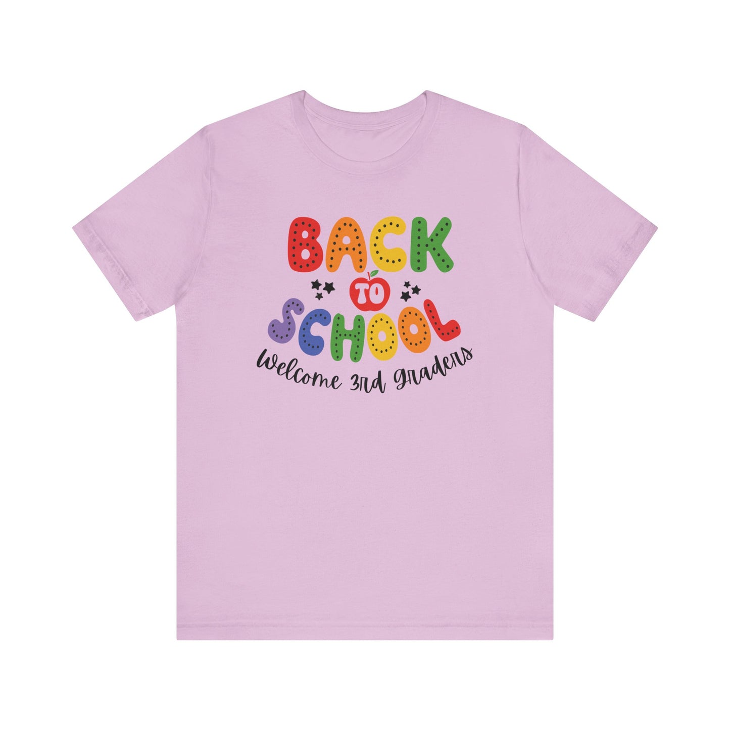 Welcome 3rd Graders Teacher T Shirt, Back To School Shirt, First Day of School Tee, Appreciation Teacher Gift, Teacher Assistant