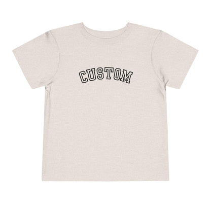 custom college Toddler Short Sleeve Tee