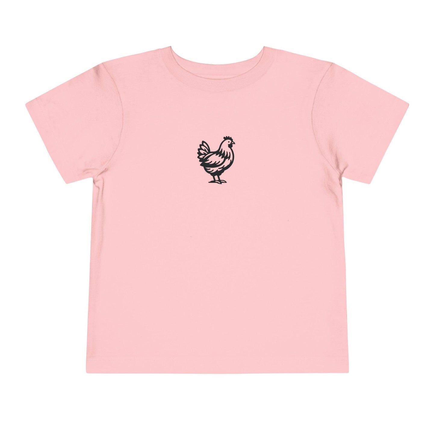 pink chicken farm animal toddler t shirt