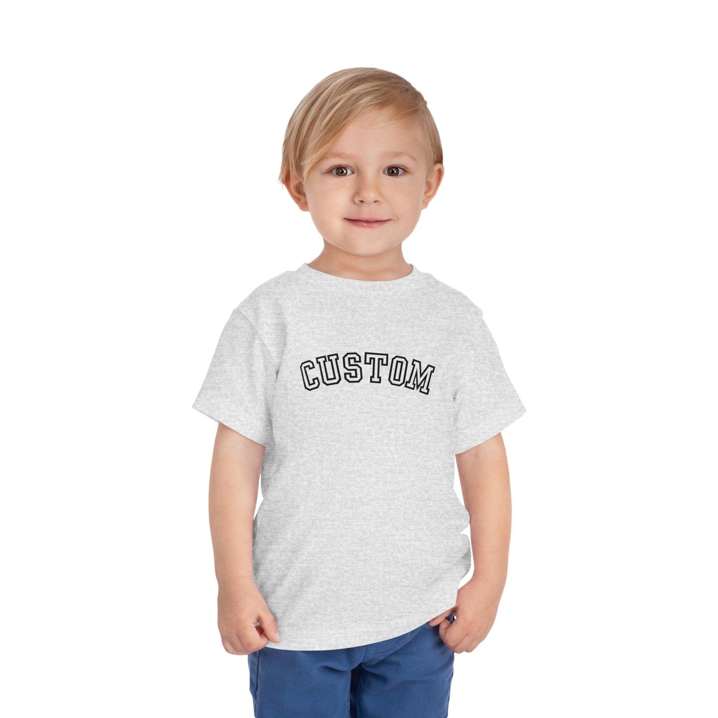 custom college Toddler Short Sleeve Tee