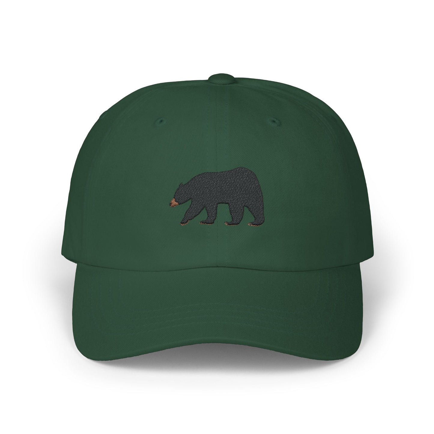 Black Bear Embroidered Hat, Embroidered Men and Women Wildlife Baseball Cap, Bear Lover Hat