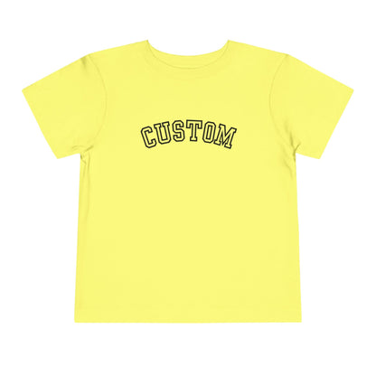 yellow custom toddler t shirt