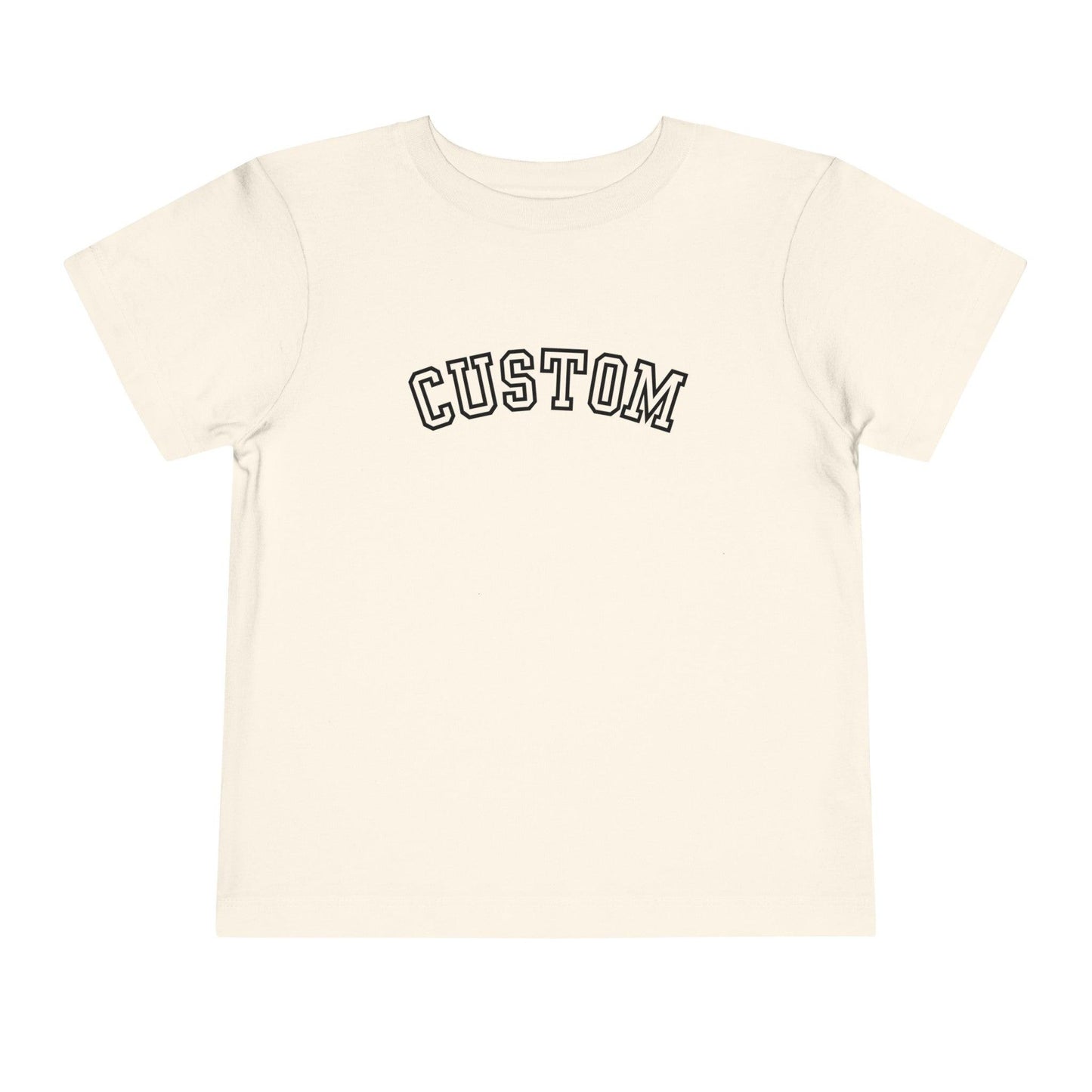 custom college Toddler Short Sleeve Tee