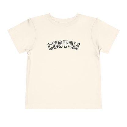 custom college Toddler Short Sleeve Tee