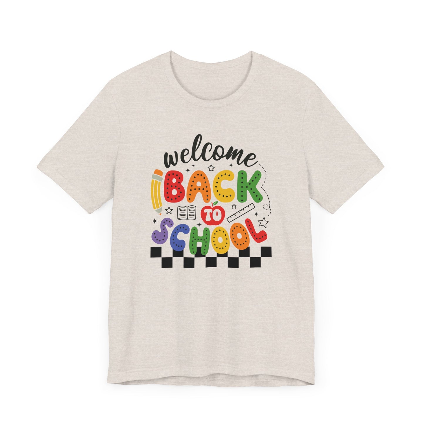 Welcome Back to School Teacher T Shirt, Back To School Shirt, Cute Teacher Gift, First Day of School Tee